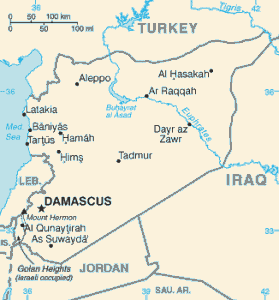 Syrien-Karte