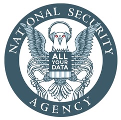 NSA - All your data - Bildquelle: Wikipedia / EFF