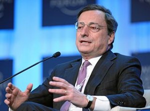 Mario Draghi - Bildquelle: Wikipedia / World Economic Forum