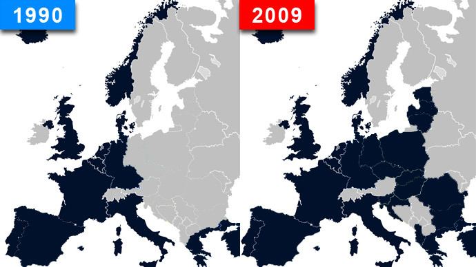 NATO-Osterweiterung 1990-2009 - Bildquelle: www.investwithalex.com