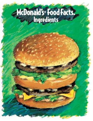McDonalds Ingredients - Bildquelle: Screenshot-Ausschnitt McDonald's Ingredient Facts