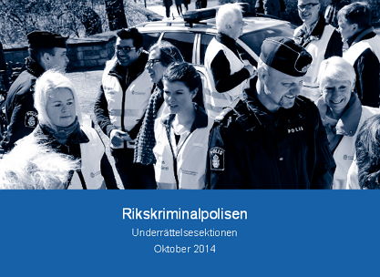 Rikskriminalpolisen - Bildquelle: Screenshot-Ausschnitt Rikskriminalpolisen Underrättelsesektionen Oktober 2014 