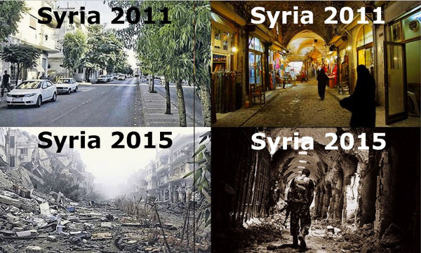 Syrien 2011-2015 - Bildquelle: www.thedailysheeple.com