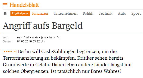 Handelsblatt - Bildquelle: Screenshot-Ausschnitt www.handelsblatt.com