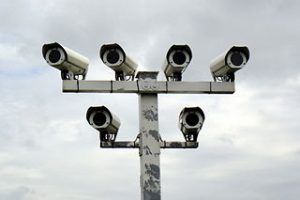Überwachungskameras - Bildquelle: Wikipedia / Dirk Ingo Franke, Creative-Commons-Lizenz „Namensnennung 3.0 nicht portiert“