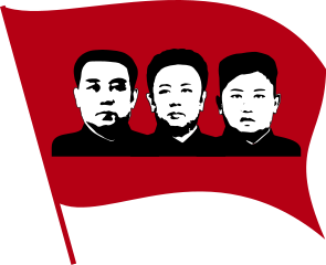 Nordkoreas Führer - Bildquelle: Wikipedia / Jgaray, Nicor, Coronades03, P388388, Oppashi, Creative Commons Attribution-Share Alike 4.0 International