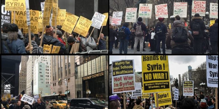 Proteste zu Syrienangriff - Bildquelle: www.activistpost.com