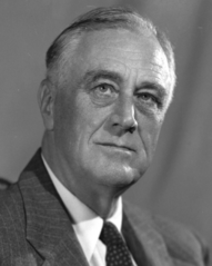 Franklin D. Roosevelt - Bildquelle: Wikipedia / U.S. National Archives and Records Administration, gemeinfrei