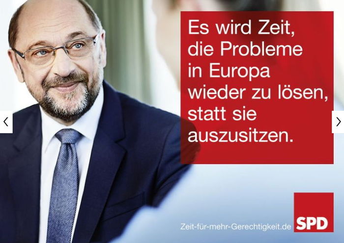 SPD Wahlkampfplakat - Bildquelle: Screenshot-Ausschnitt www.spd.de