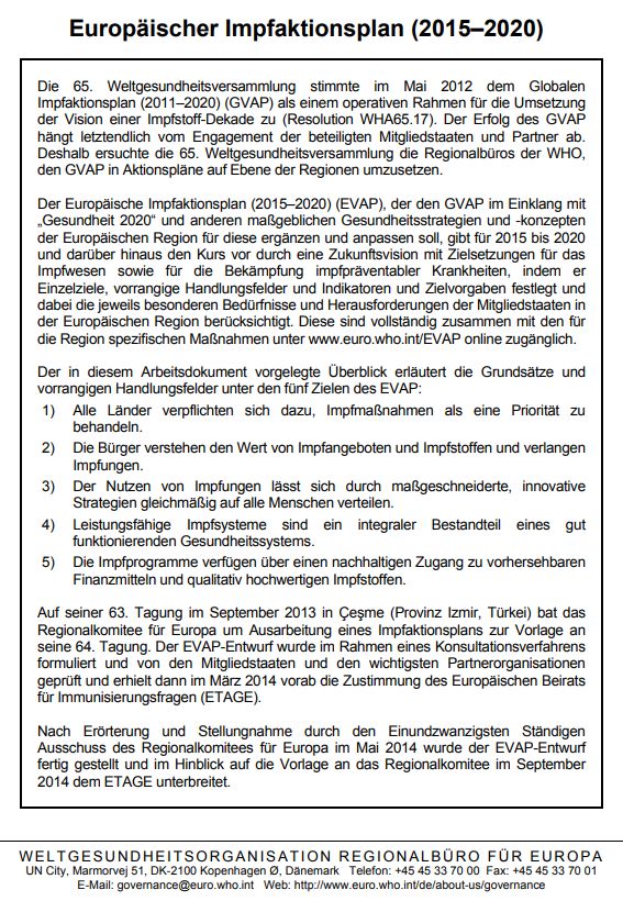 Europäischer Impfaktionsplan - Bildquelle: Screenshot-Ausschnitt PDF