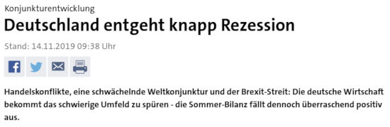 Deutschland Rezession - Bildquelle: Schreenshot-Ausschnitt www.tagesschau.de