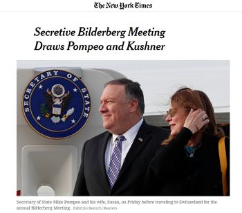 Bilderberg Treffen 2019 - Bildquelle: Screenshot-Ausschnitt New York Times