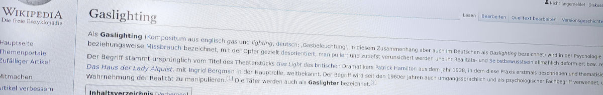 Gaslighting - Bildquelle: www.konjunktion.info