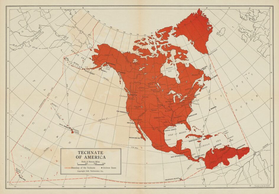 Technat of America - Bildquelle: Scott, Howard. 1940. "America Now and Forever." Technocracy. The New America. July 1940