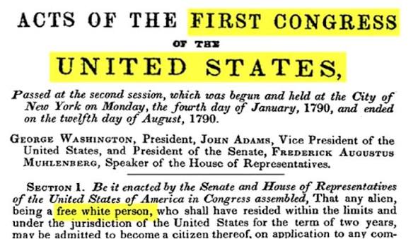 Naturalization Act - Bildquelle: Screenshot-Ausschnitt